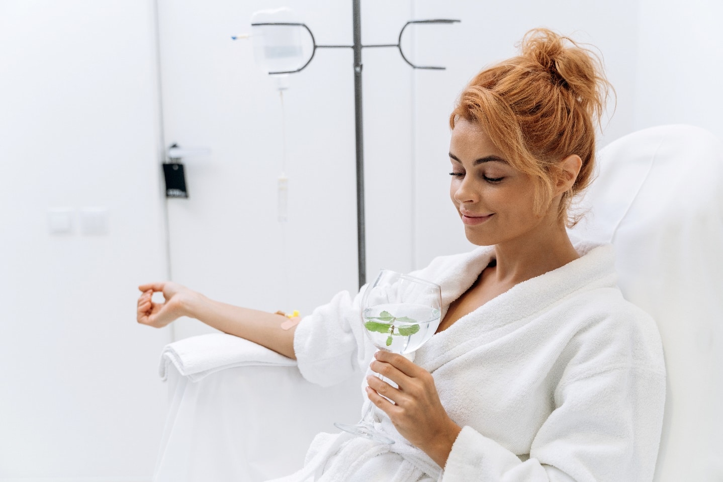Wellness and IV therapy at the clinic